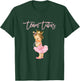 Team Tutus Girl Gender Reveal Group Baby Shower Touchdown T-Shirt - T-Shirt | Forest