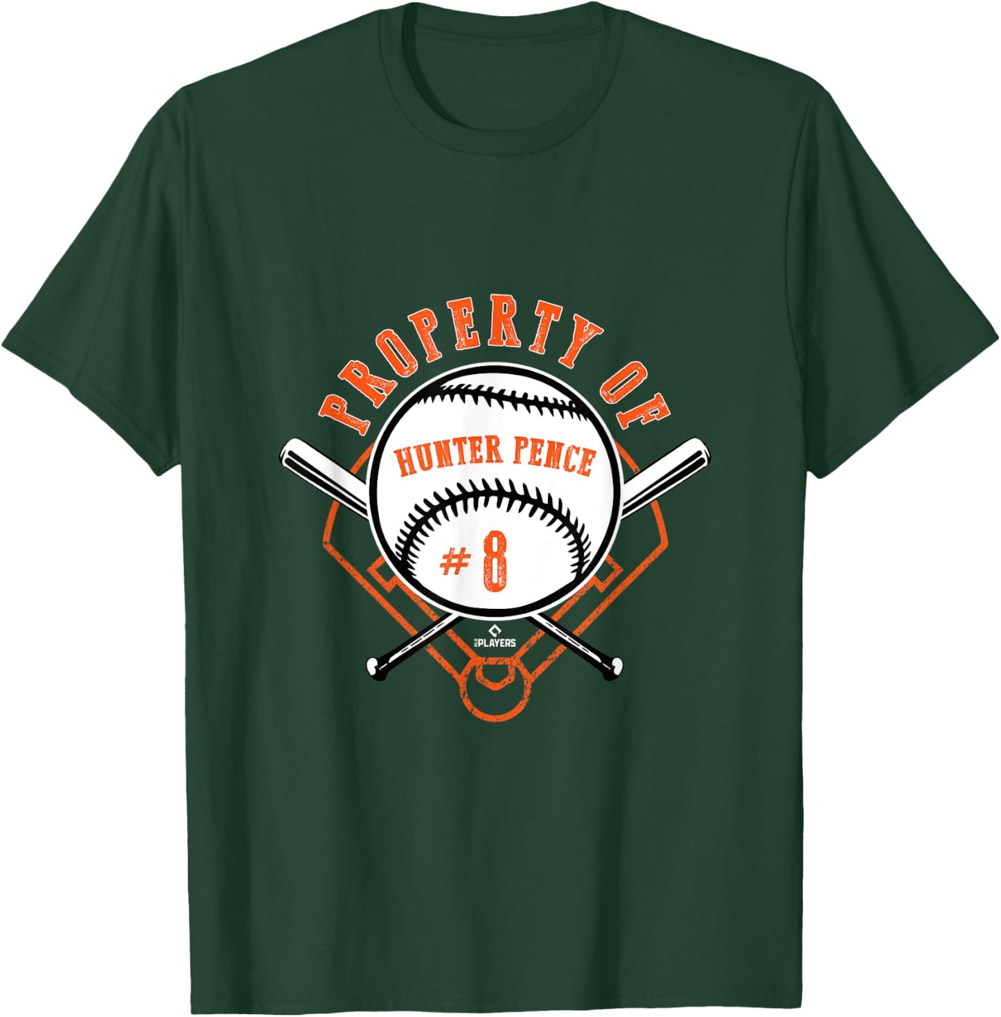 Property Of Hunter Pence T-Shirt - T-Shirt | Forest