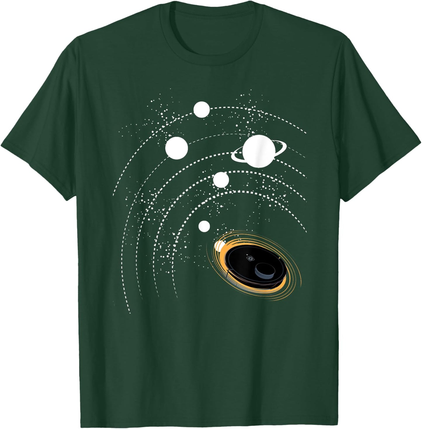 Star Vacuum Robot I Astronomy Robot Vacuum Cleaner Space T-Shirt - T-Shirt | Forest