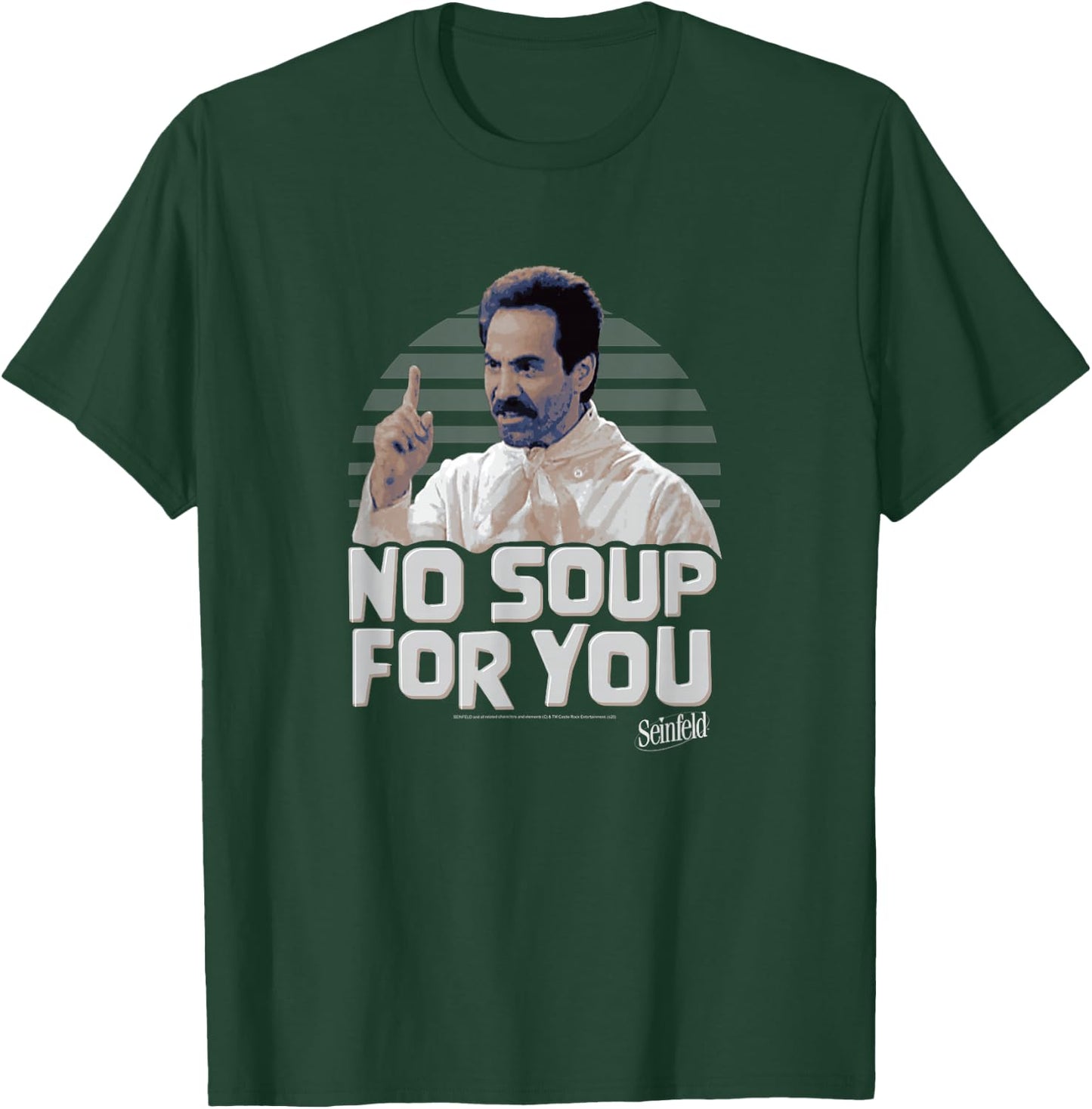 Seinfeld No Soup for You Chef Scold T-Shirt - T-Shirt | Forest