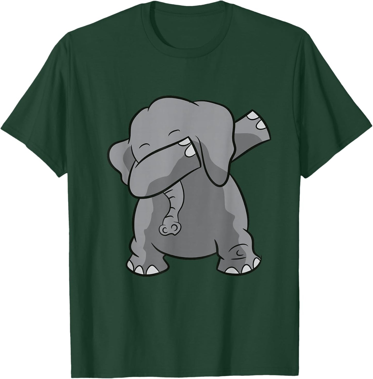 Dabbing Elephant Cute Dabbing Elephant T-Shirt - T-Shirt | Forest