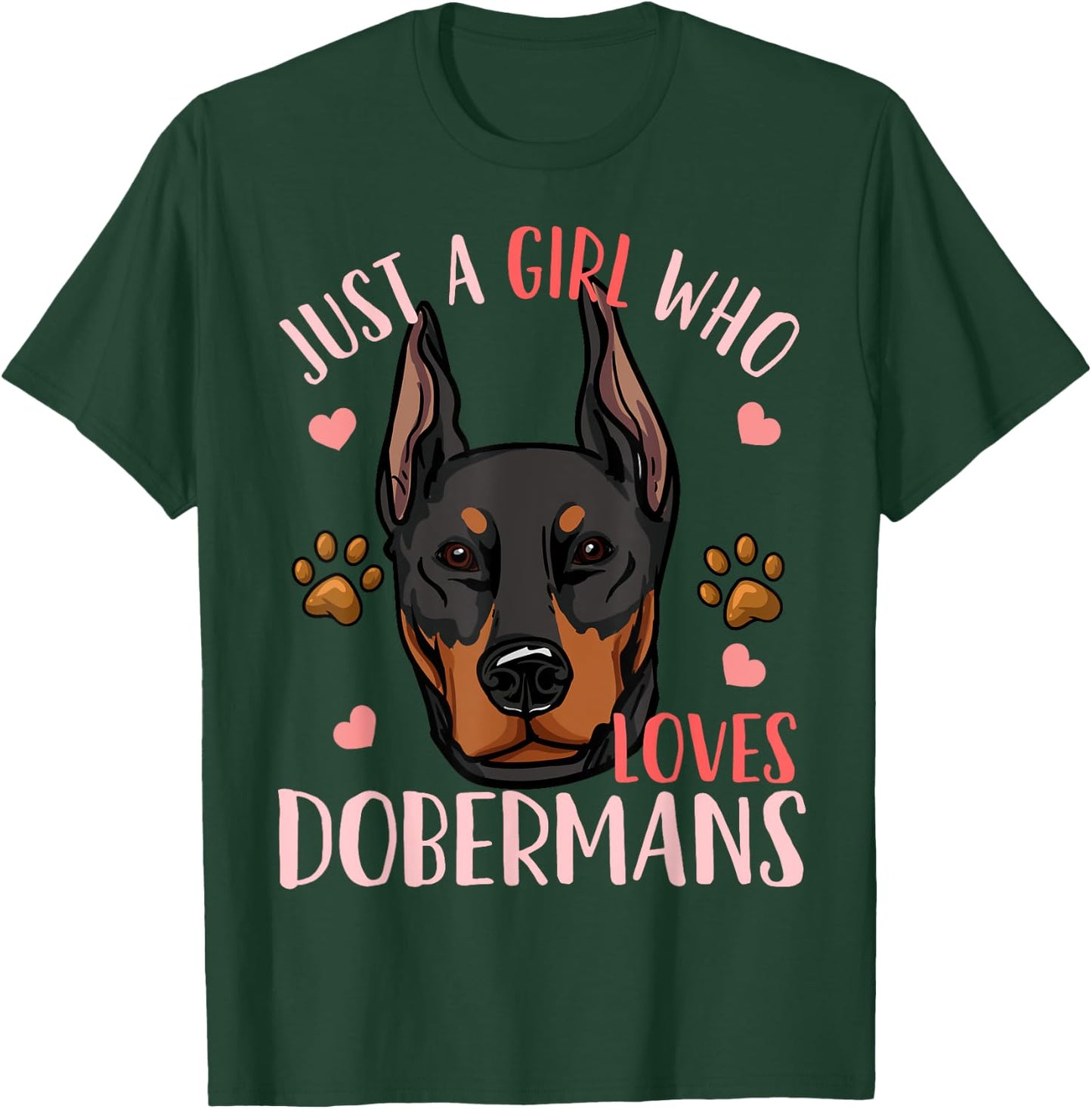Doberman Dog T-Shirt - T-Shirt | Forest
