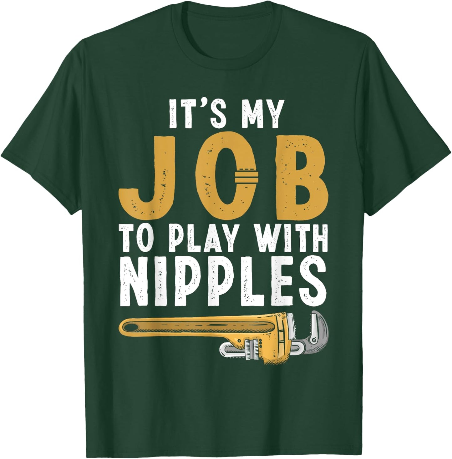 Funny Plumber Design Women Plumbing Tools Plumber T-Shirt - T-Shirt | Forest