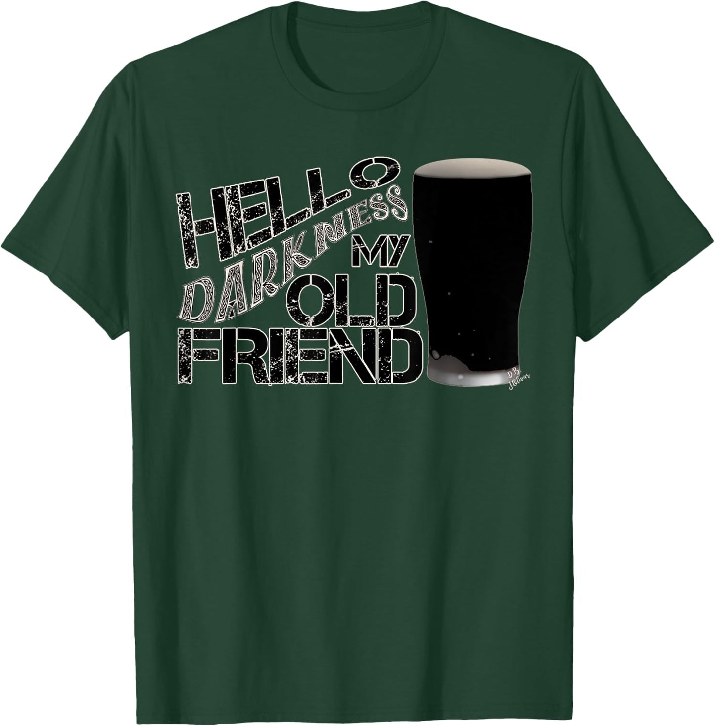 Hello darkness my old friend altbier - funny beer T-Shirt - T-Shirt | Forest