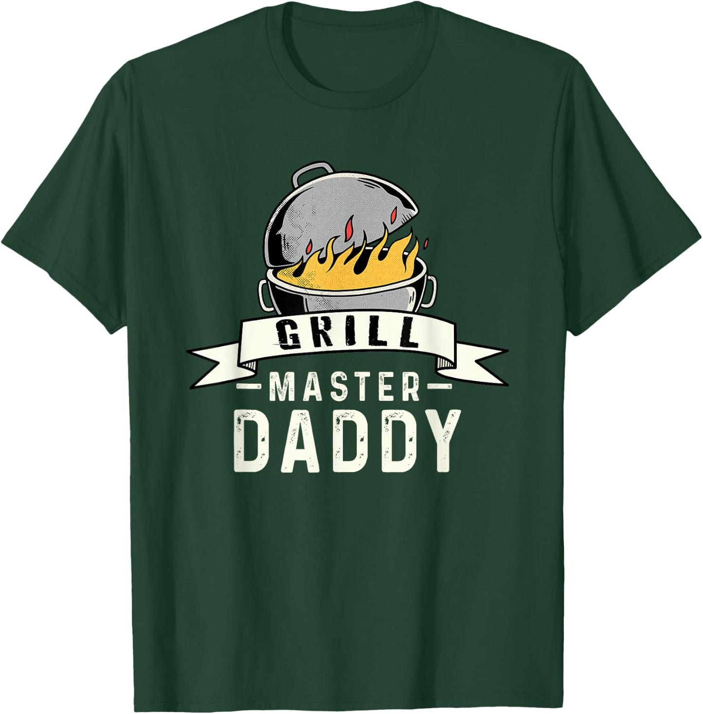 Grill-Master Daddy BBQ Smoker Dad T-Shirt - T-Shirt | Forest