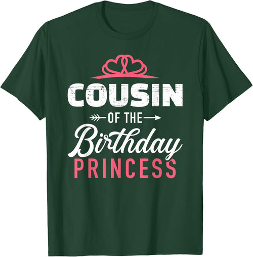 Cousin of the birthday princess girl matching family