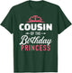 Cousin of the birthday princess girl matching family T-Shirt - T-Shirt | Forest