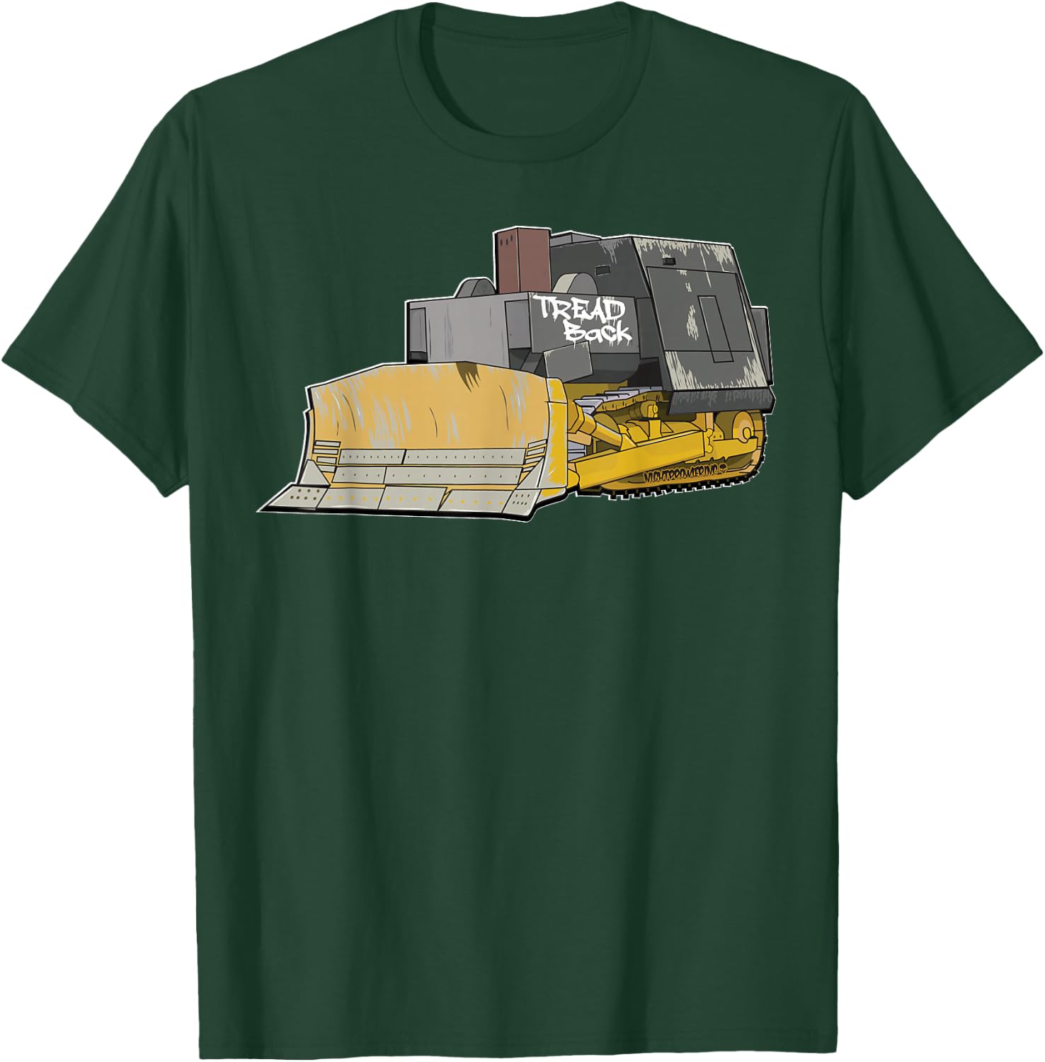 Killdozer Tread Back T-Shirt - T-Shirt | Forest
