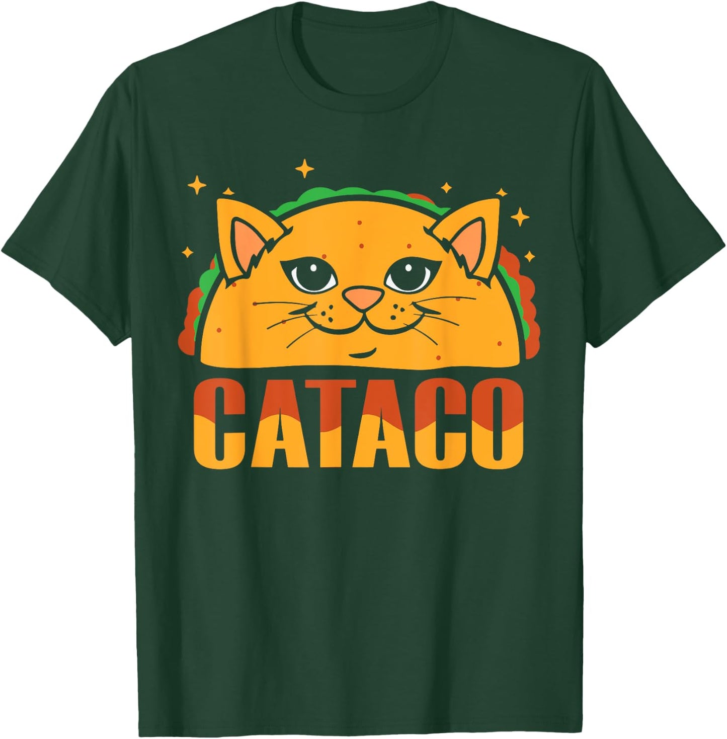 Cataco Taco Cat T-Shirt - T-Shirt | Forest