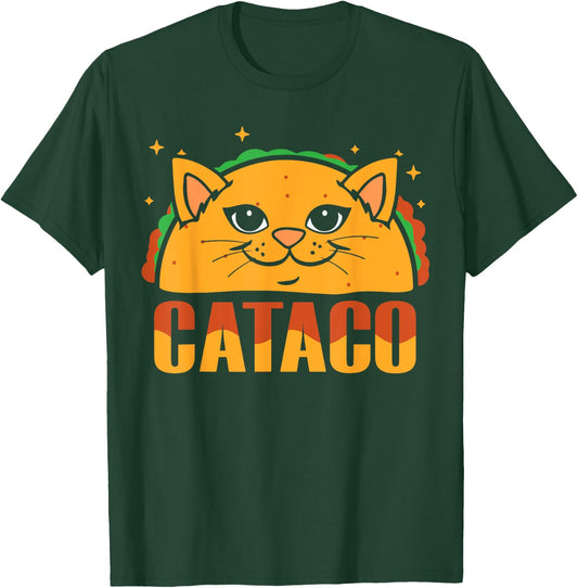 Cataco Taco Cat T-Shirt - T-Shirt | Forest
