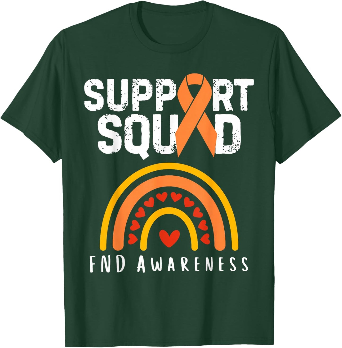 Functional Neurological Disorder Awareness Support Squad T-Shirt - T-Shirt | Forest