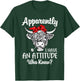 Bleached Highland Cow Apparently I Have An Attitude Who Knew T-Shirt - T-Shirt | Forest