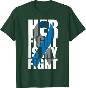 Her fight is my fight Diabetes T-Shirt - T-Shirt | Forest