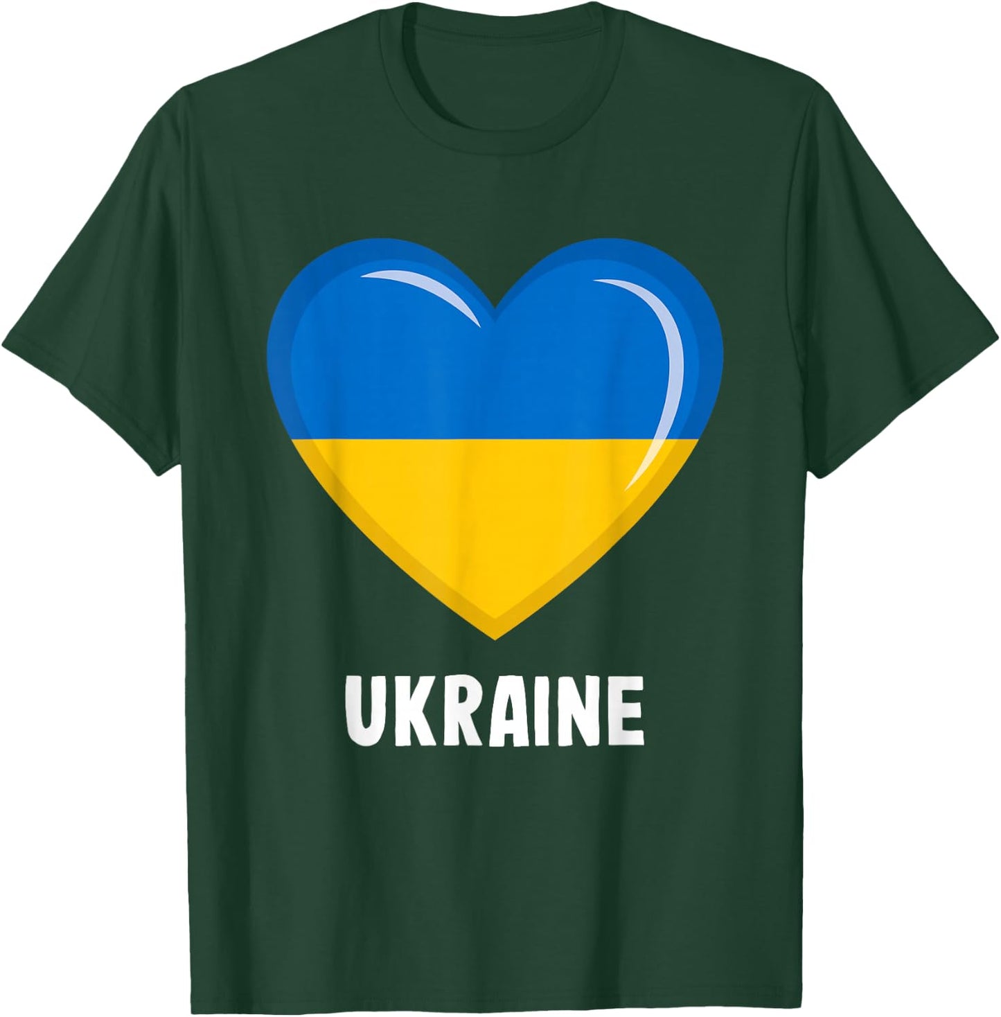Ukraine Flag Shirt | Ukrainian T-Shirt - T-Shirt | Forest