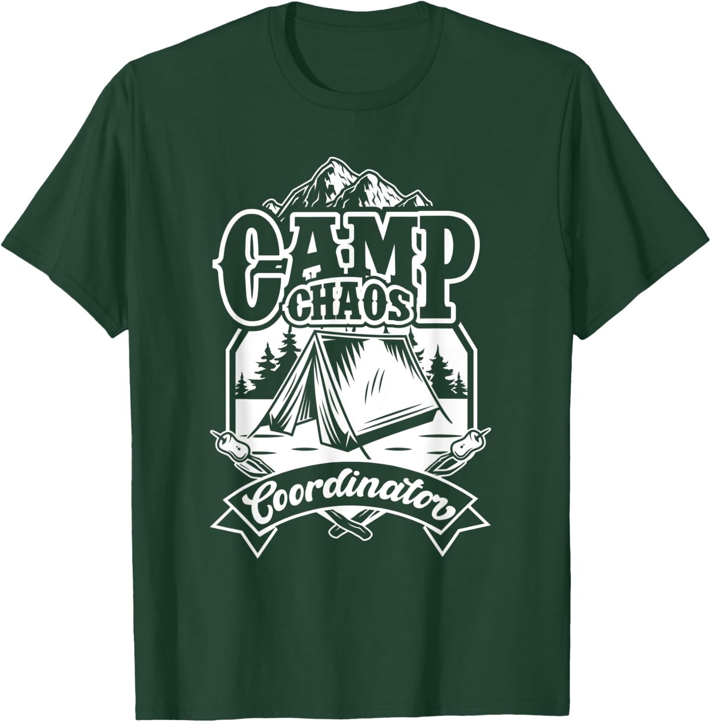 Funny Camp Chaos Counselor Director Shirt Men Women T-Shirt - T-Shirt | Forest