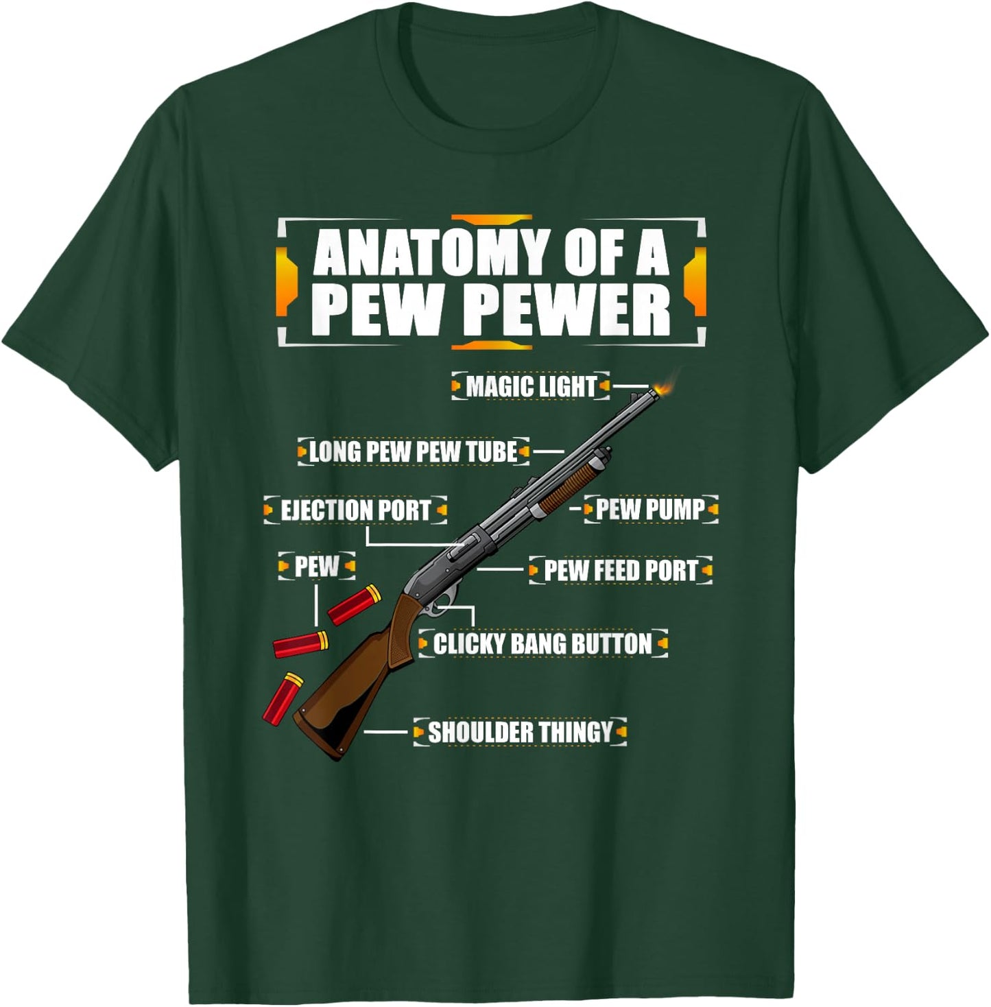 Sporting Clays - Clay Sport Meme - Funny Trap Shooting T-Shirt - T-Shirt | Forest
