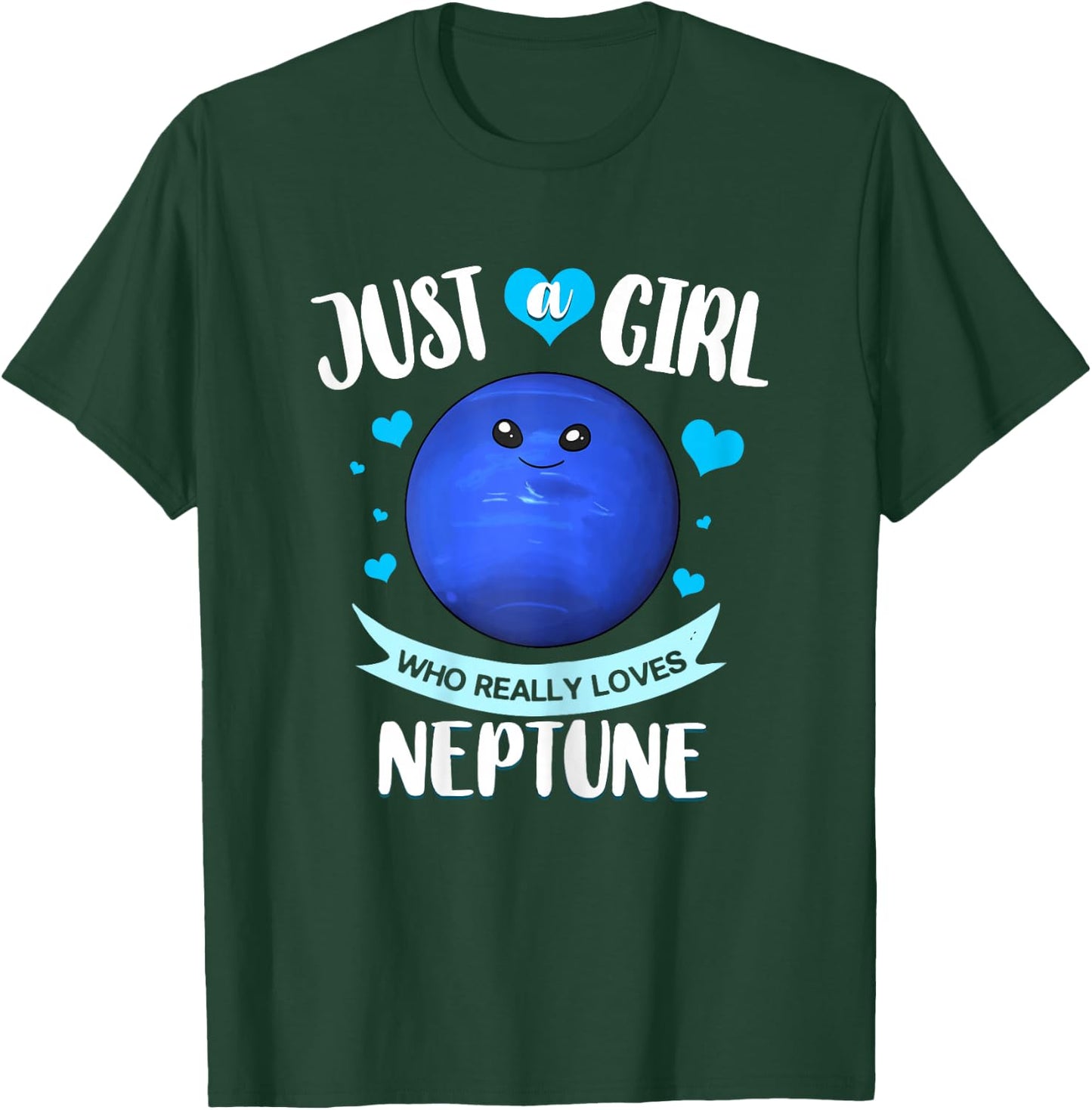 Neptune Planet Ring Solar System T-Shirt - T-Shirt | Forest