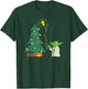 Star Wars Holiday Yoda Decorates Christmas Tree T-Shirt - T-Shirt | Forest