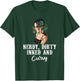 Nerdy Dirty Inked & Curvy - Reading Tattoo Lovers T-Shirt - T-Shirt | Forest