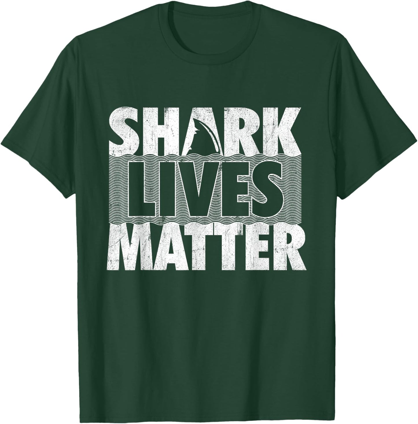 Shark Lives Matter - Wildlife Sea Ocean Shark Lover T-Shirt - T-Shirt | Forest