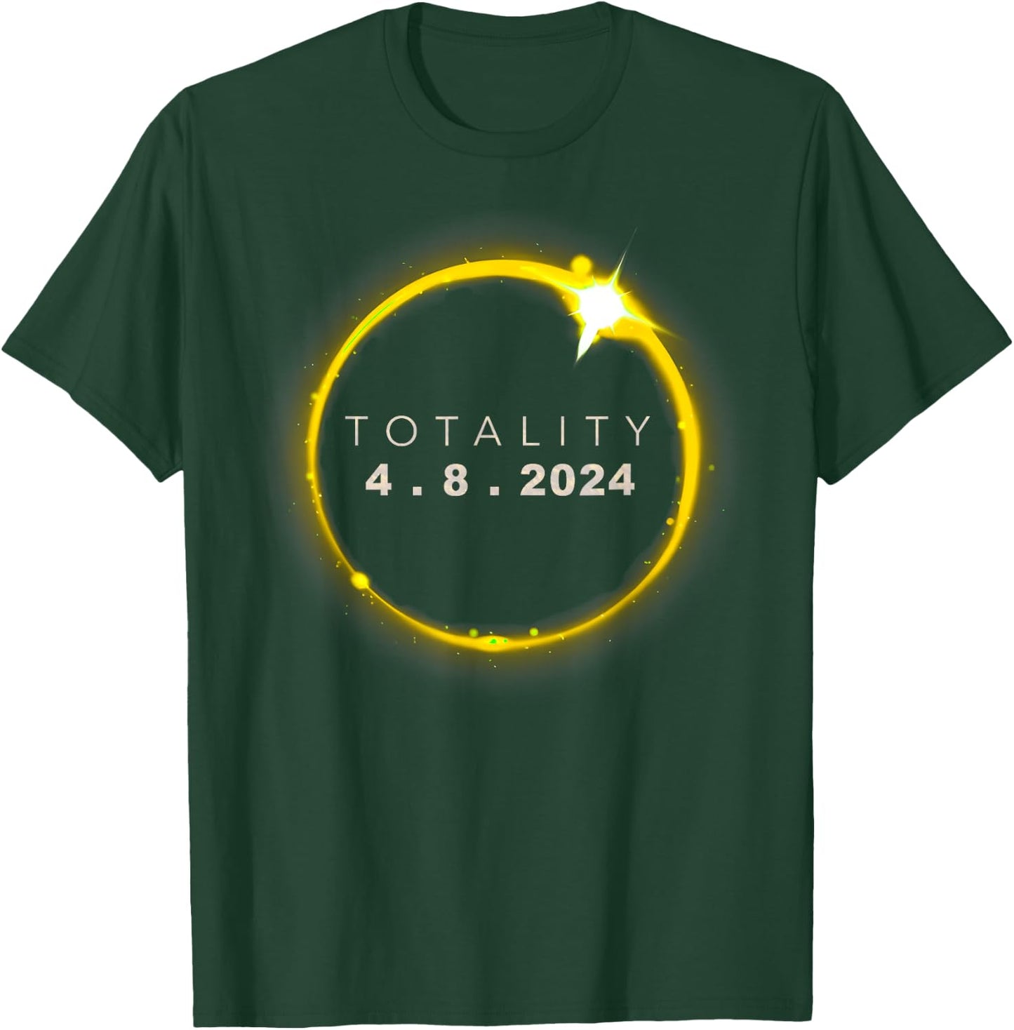 Total Solar 2024 Eclipse T-Shirt - T-Shirt | Forest