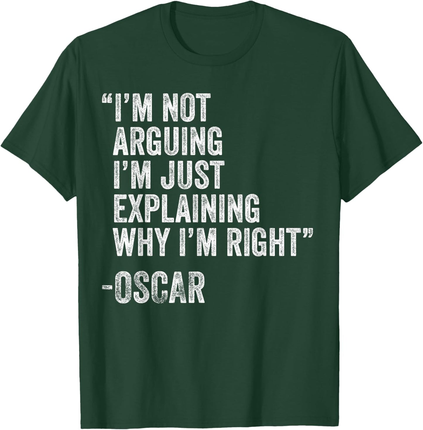 OSCAR Quote Funny Birthday Custom Name Idea Engineer T-Shirt - T-Shirt | Forest