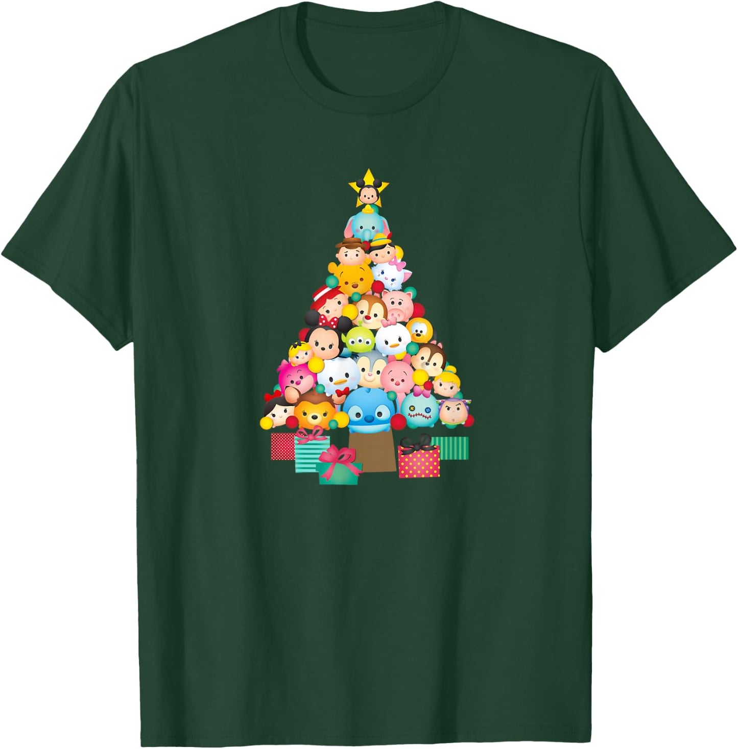 Tsum Tsum - Festive Christmas Tree T-Shirt - T-Shirt | Forest
