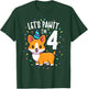 4 Years Old Corgi Dog Lover 4th Birthday Party Outfit Kid T-Shirt - T-Shirt | Forest