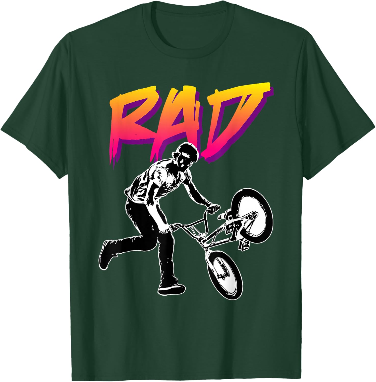 BMX Wheel T-Shirt - T-Shirt | Forest