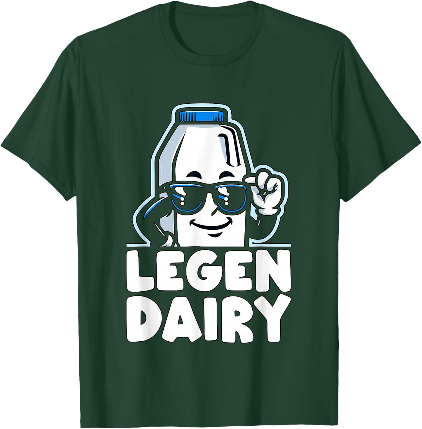 funny Milk Legendairy Legendary T-Shirt - T-Shirt | Forest