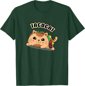 Taco Cat Lovers , Small, Black T-Shirt - T-Shirt | Forest