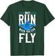 Swimmer Swim Why Run When You Can Fly Butterfly Swimming T-Shirt - T-Shirt | Forest
