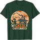 wickedly caffeinated Halloween witch with broom T-Shirt - T-Shirt | Forest