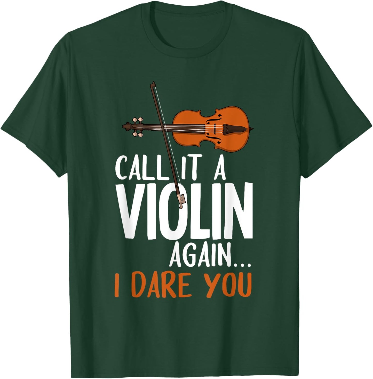 Funny Viola Player Novelty Gift Violin Student Boys Girls T-Shirt - T-Shirt | Forest