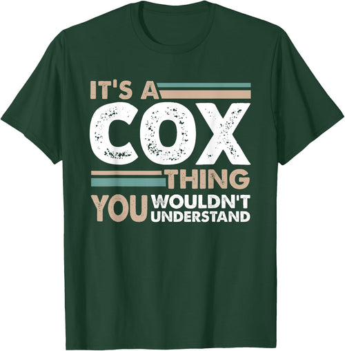 It's A Cox Thing You Wouldn't Understand Family Name