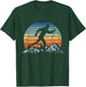 Winter Sports Vintage Sunset Cross-Country Skiing T-Shirt - T-Shirt | Forest
