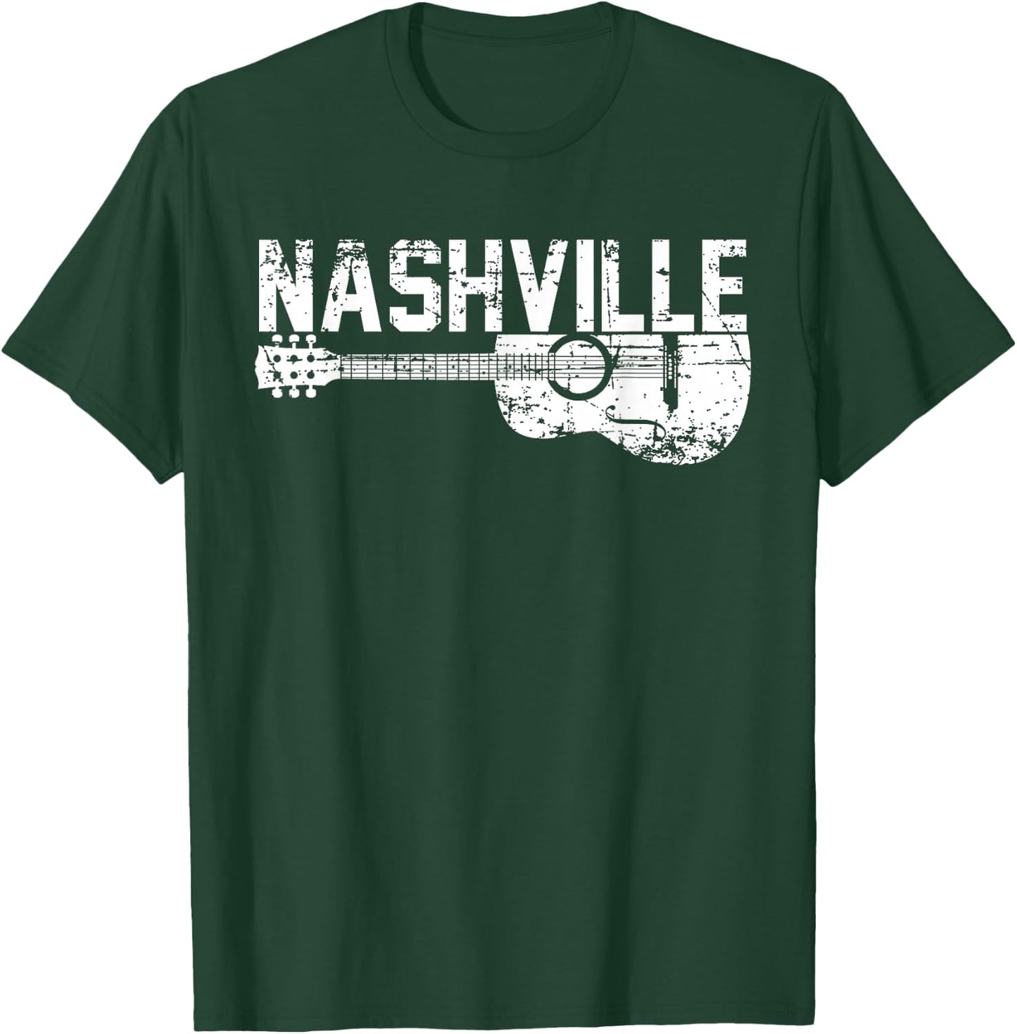 Unique Country Music Lovers Nashville Musician Guitar Cool T-Shirt - T-Shirt | Forest