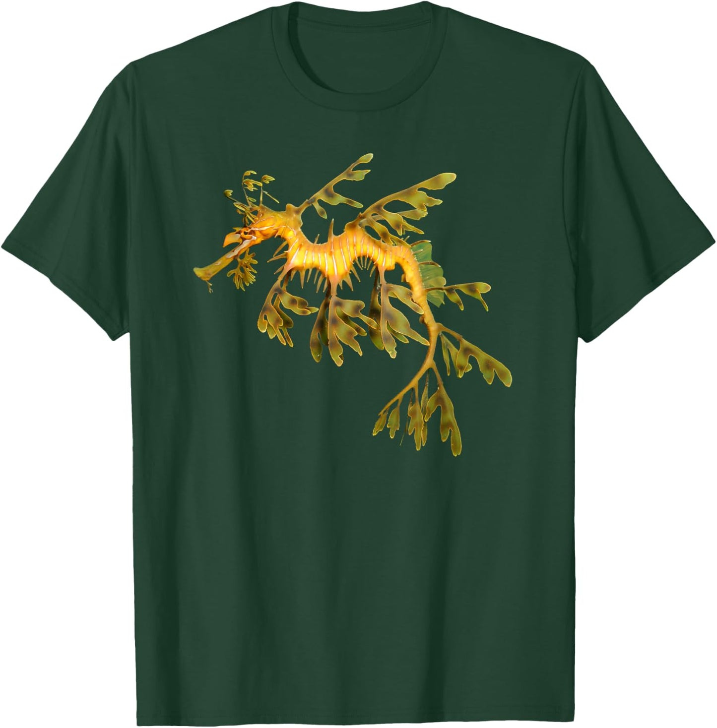 Leafy Seadragon Marine Animal Ocean Lover Seahorse T-Shirt - T-Shirt | Forest