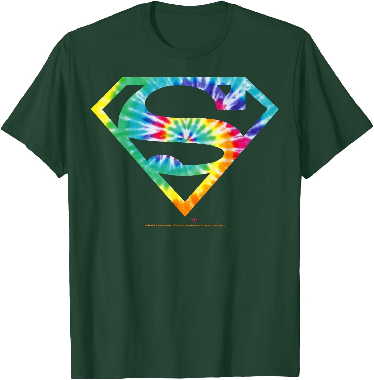 DC Comics Superman Tie Dye Logo T-Shirt - T-Shirt | Forest