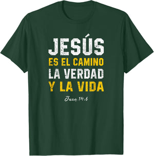 Jesus es El Camino en Espanol Christian Spanish Preachers T-Shirt - T-Shirt | Forest