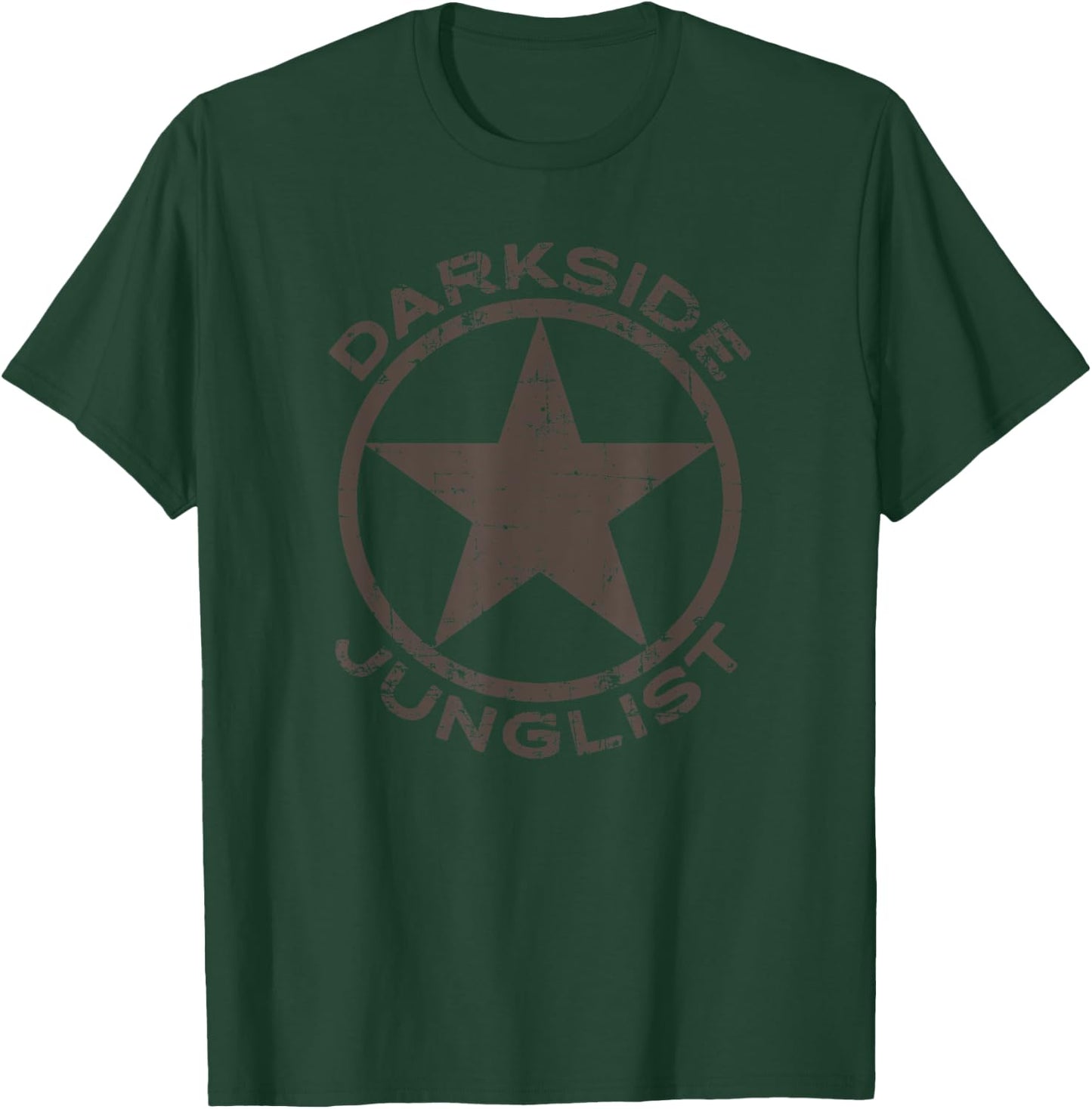 DNB Shirt Darkside Junglist Drum N Bass Alt Edition T-Shirt - T-Shirt | Forest