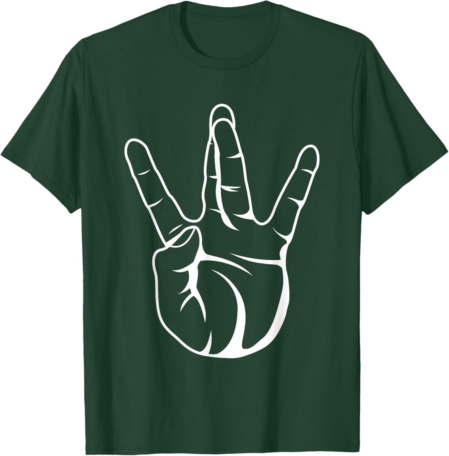 Westside Hip Hop Rap Hand Sign T-Shirt - T-Shirt | Forest