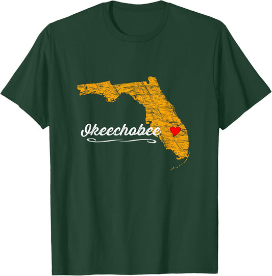 City of Okeechobee | FLORIDA - FL Merch Souvenir - Graphic T-Shirt - T-Shirt | Forest