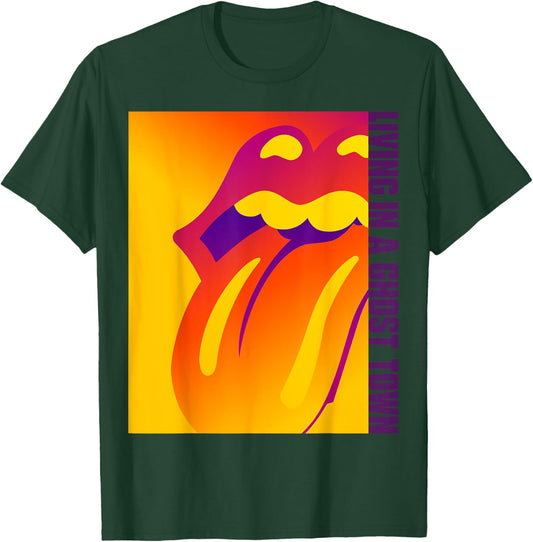 Rolling Stones Living In A Ghost Town T-Shirt - T-Shirt | Forest