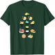 Bird Sushi Rolls Tempura Funny Fowl Animal Bird Lover Gift T-Shirt - T-Shirt | Forest