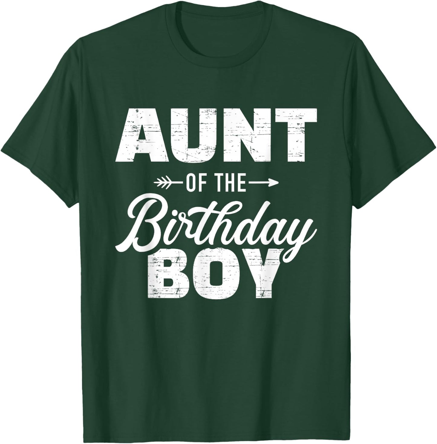 Aunt From Birthday Girl Nephew T-Shirt - T-Shirt | Forest