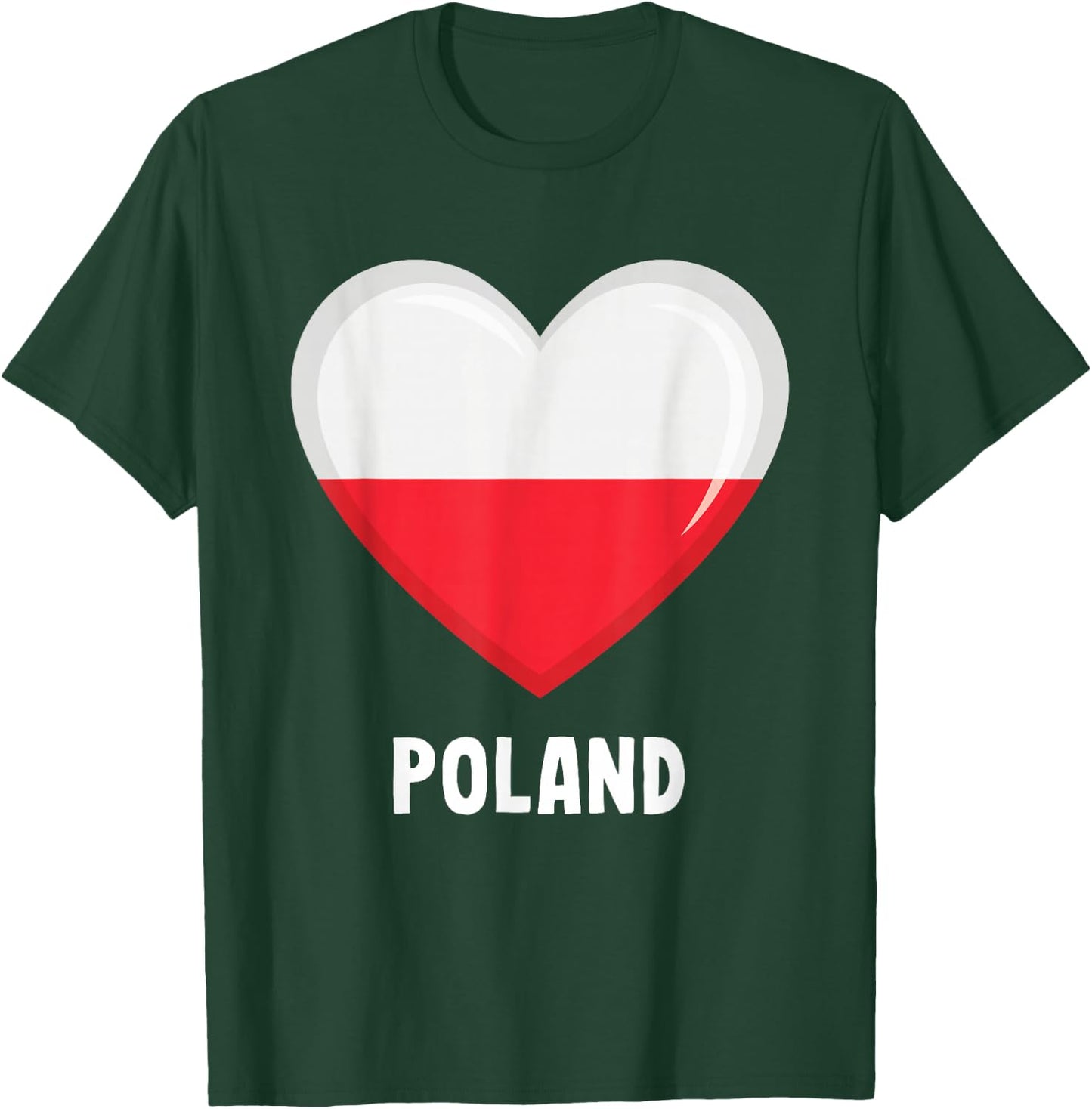 Poland Flag Shirt | Polish T-Shirt - T-Shirt | Forest