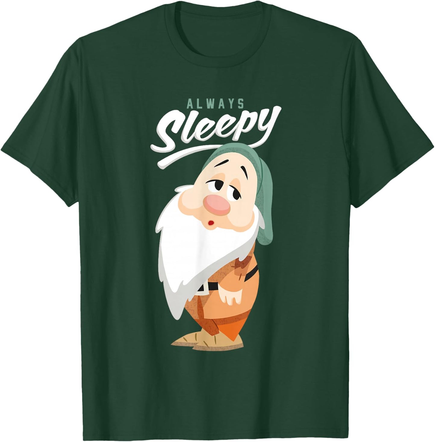 Disney Snow White and The Seven Dwarfs Always Sleepy T-Shirt - T-Shirt | Forest