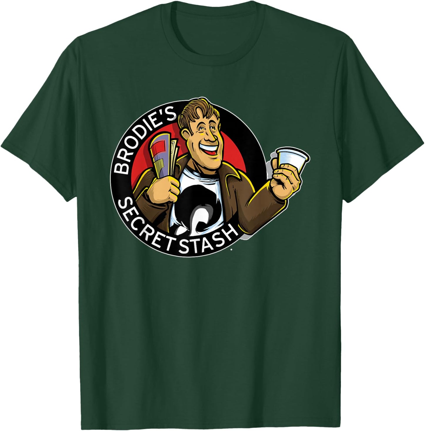 Kevin Smith Jay & Silent Bob Reboot Brodie's Secret Stash T-Shirt - T-Shirt | Forest