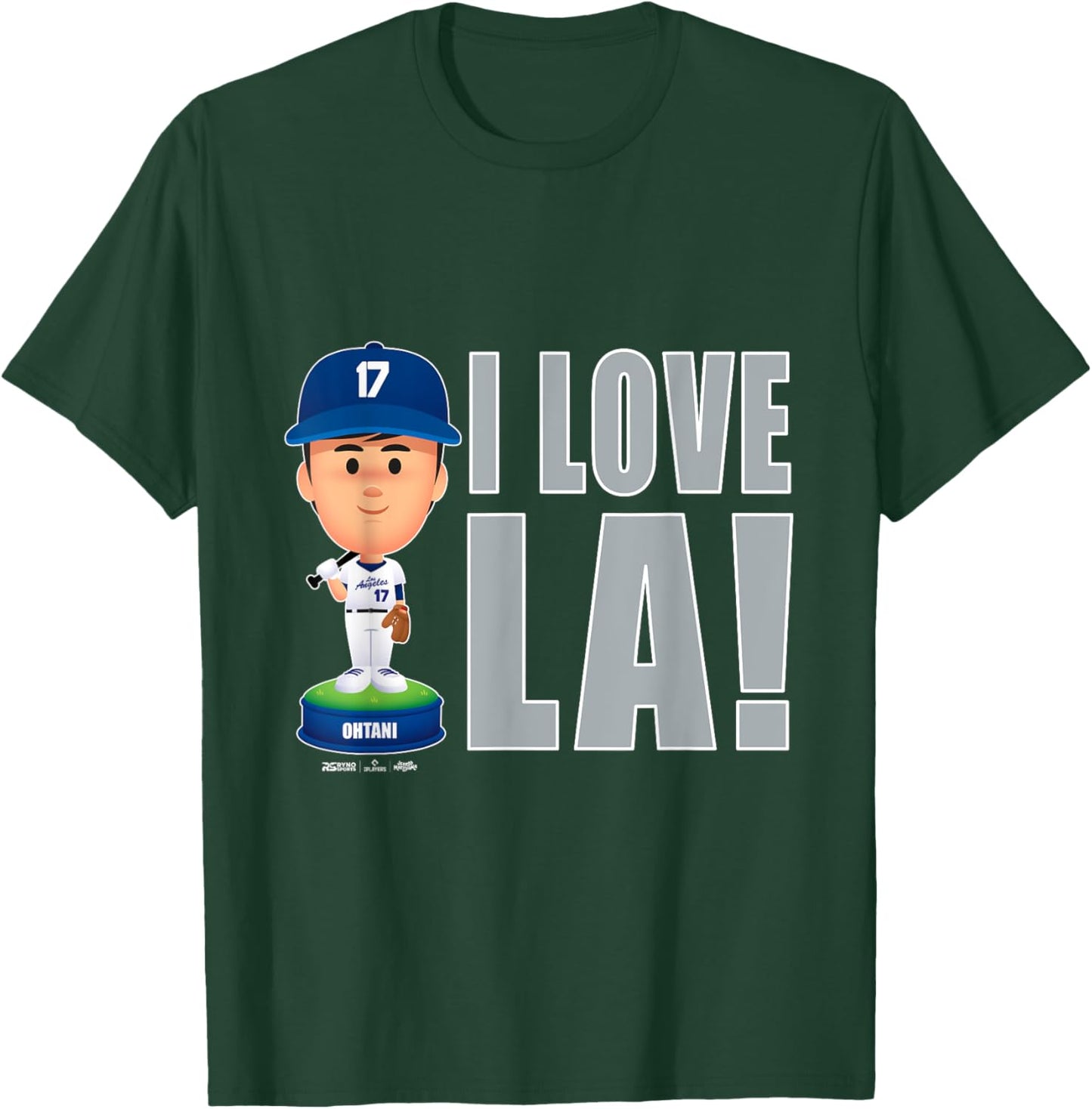 Shohei Ohtani Los Angeles Baseball I Love LA MLBPA T-Shirt - T-Shirt | Forest